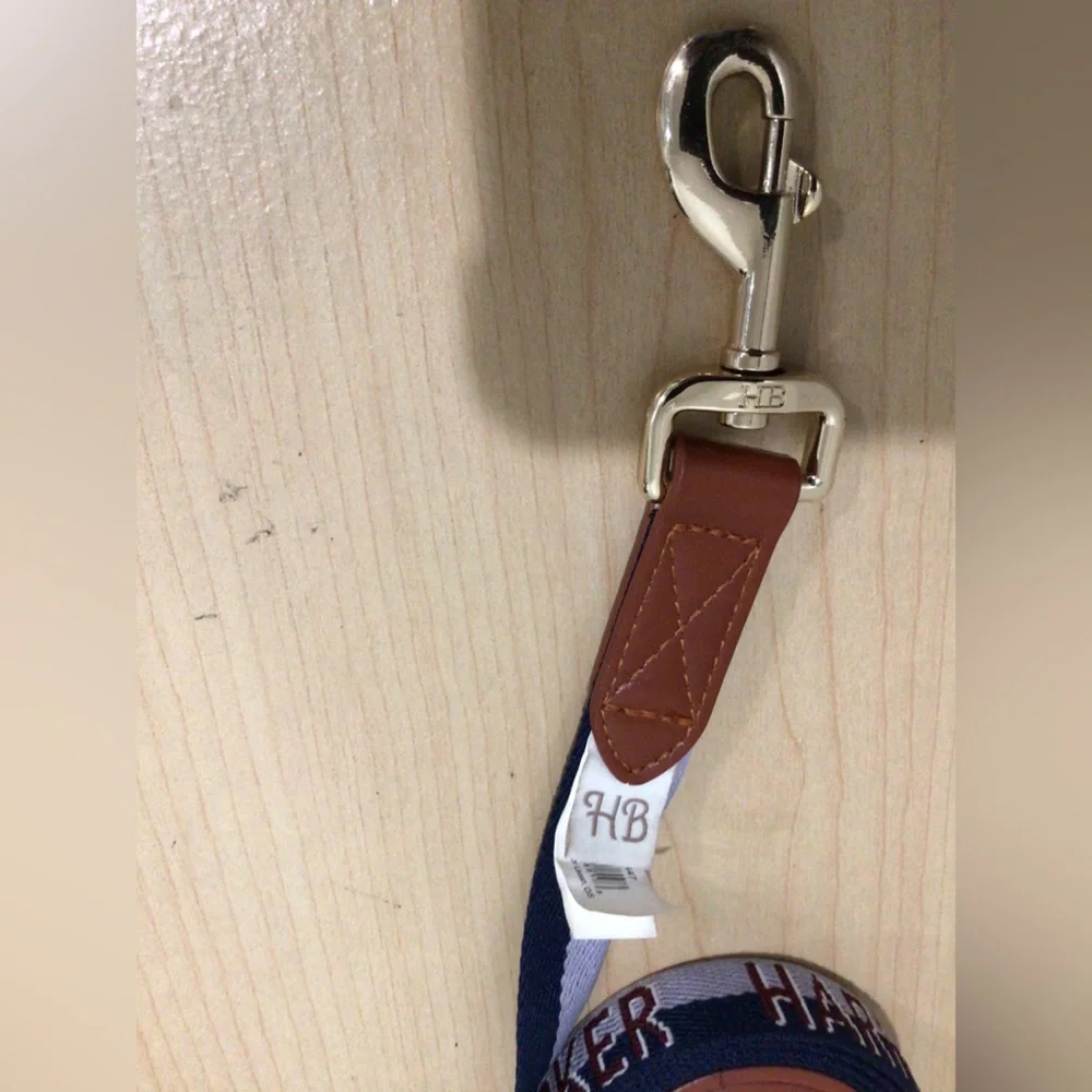 Harry Barker Blue Colorblock Dog Leash